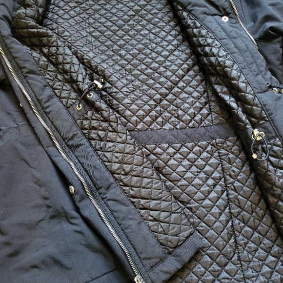 Lands' End Black Women's jacket size large 14-16 - Picture 4 of 13